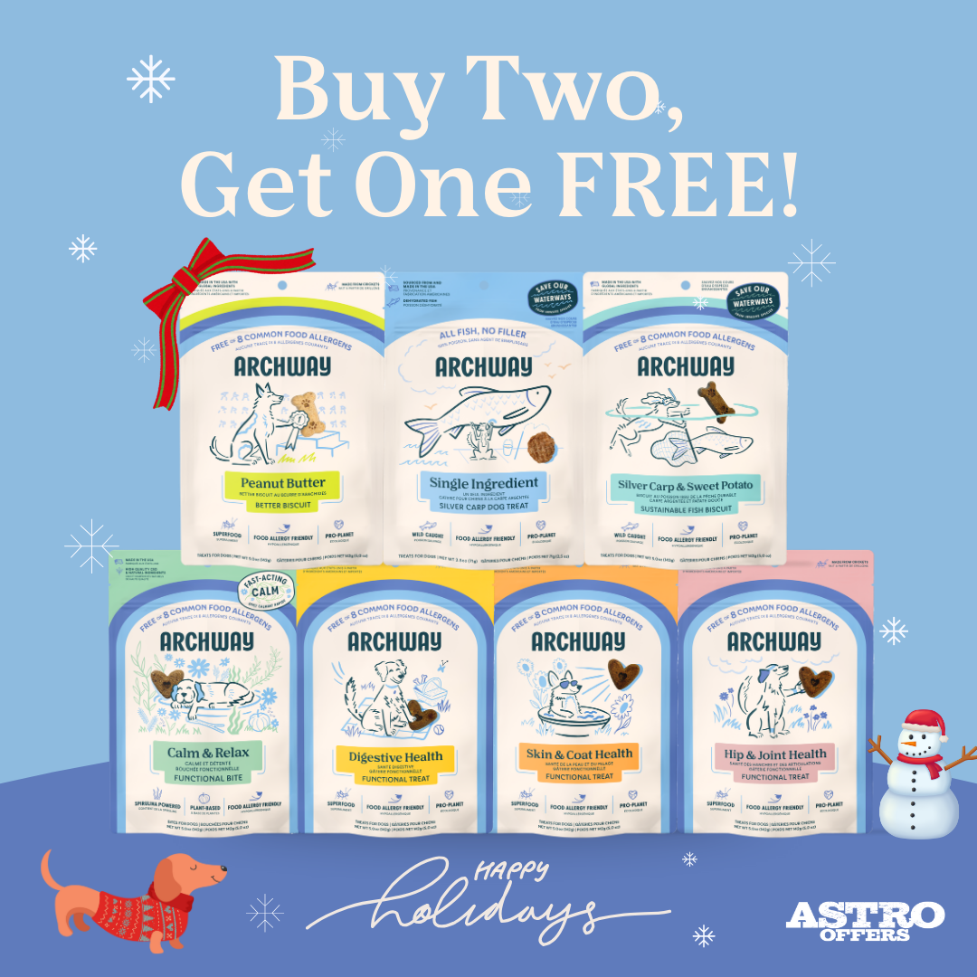 Archway Pet | Buy 2, Get 1 FREE on Treats!