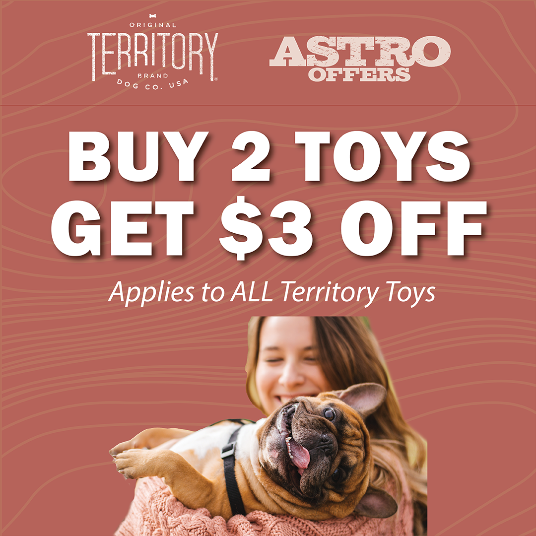 Territory | Buy 2 Toys, Get $3.00 OFF
