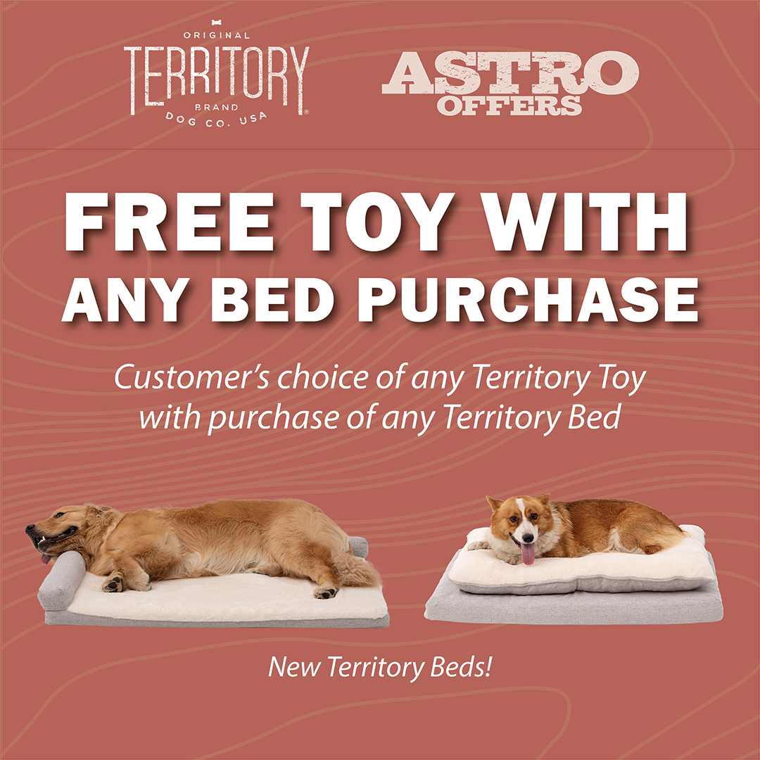 Time to refresh your dog's sleep spot with a new Territory Bed. Orthopedic, water resistant liners, and easy to wash - a win-win-win for pet parents and their pets! 