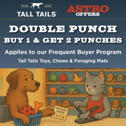 Tall Tails | Earn Double Punches on Toys!