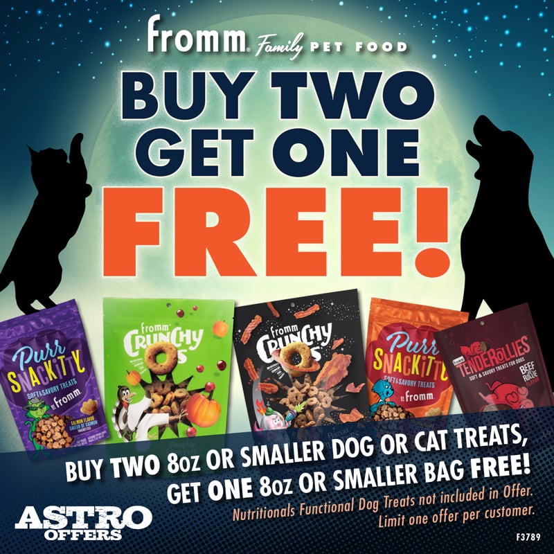 Fromm | Buy 2, Get 1 FREE on Select Dog & Cat Treats