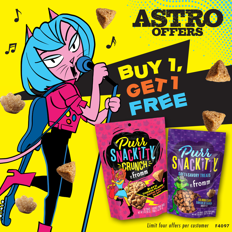 Fromm | Buy 1, Get 1 FREE on PurrSnackitty Cat Treats
