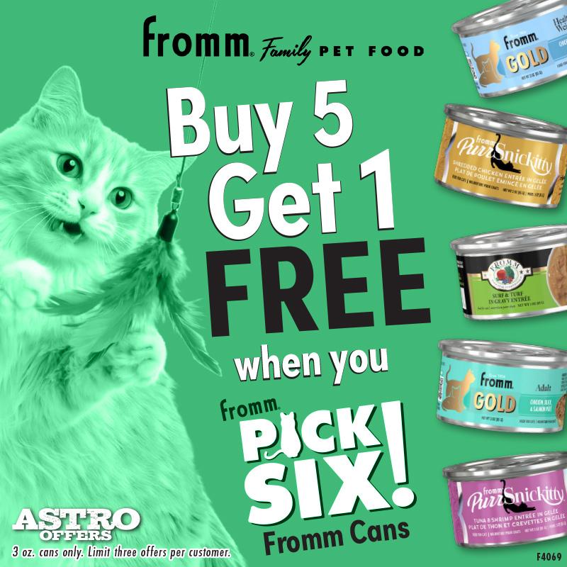Fromm's quality canned food is sure to delight - by itself, or as a rich, delicious topper for any of Fromm's nutritious, wholesome dry food!