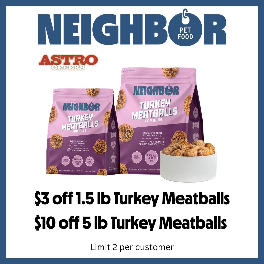 Thanksgiving meal made easy: Neighbor Turkey Meatballs are balanced, wholesome, human-grade, and tail-wag delicious! 