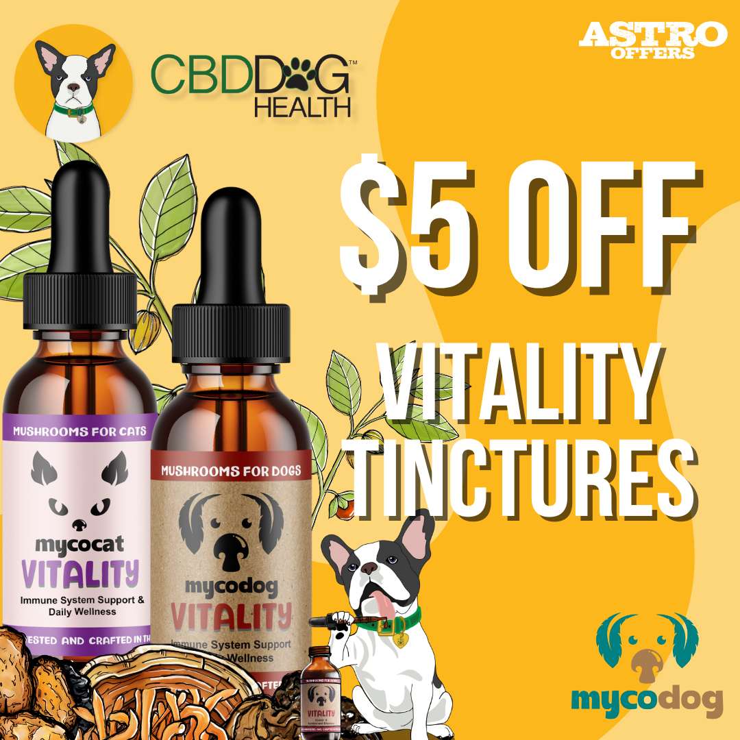 CBD Dog Health | $5.00 OFF VITALITY Tinctures