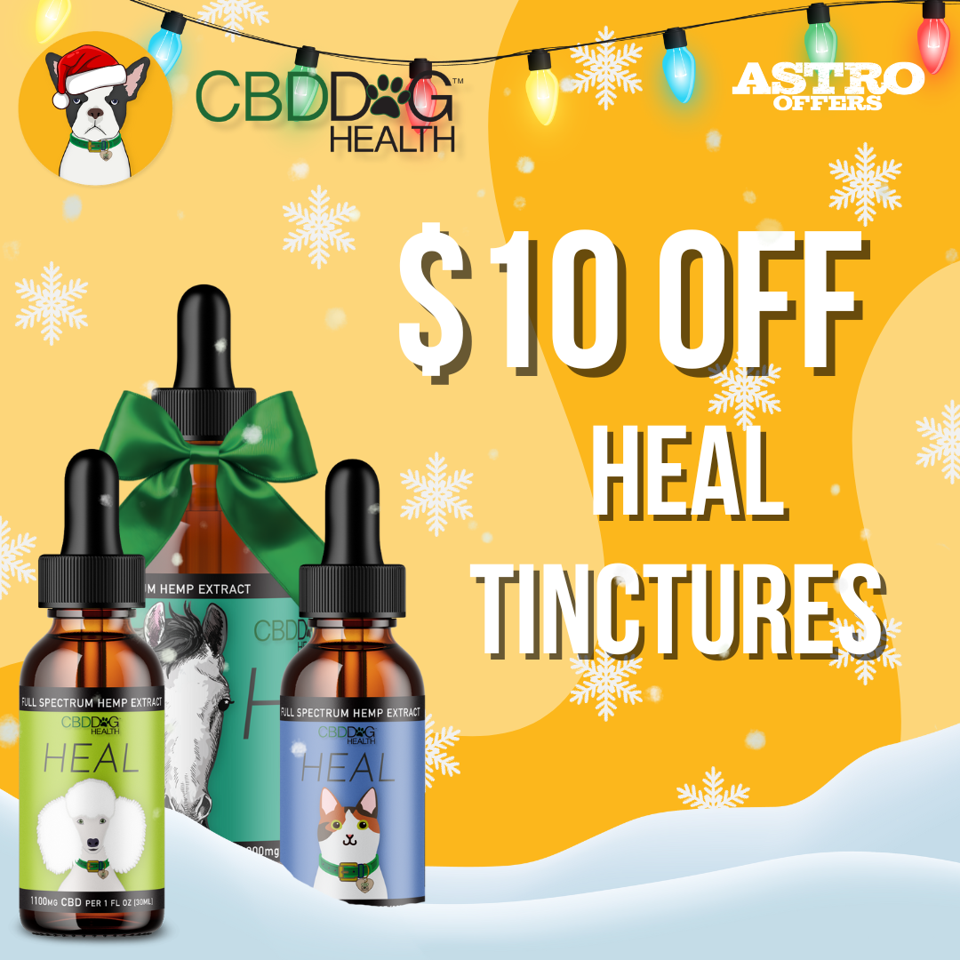 CBD Dog Health | $10.00 OFF HEAL Tinctures