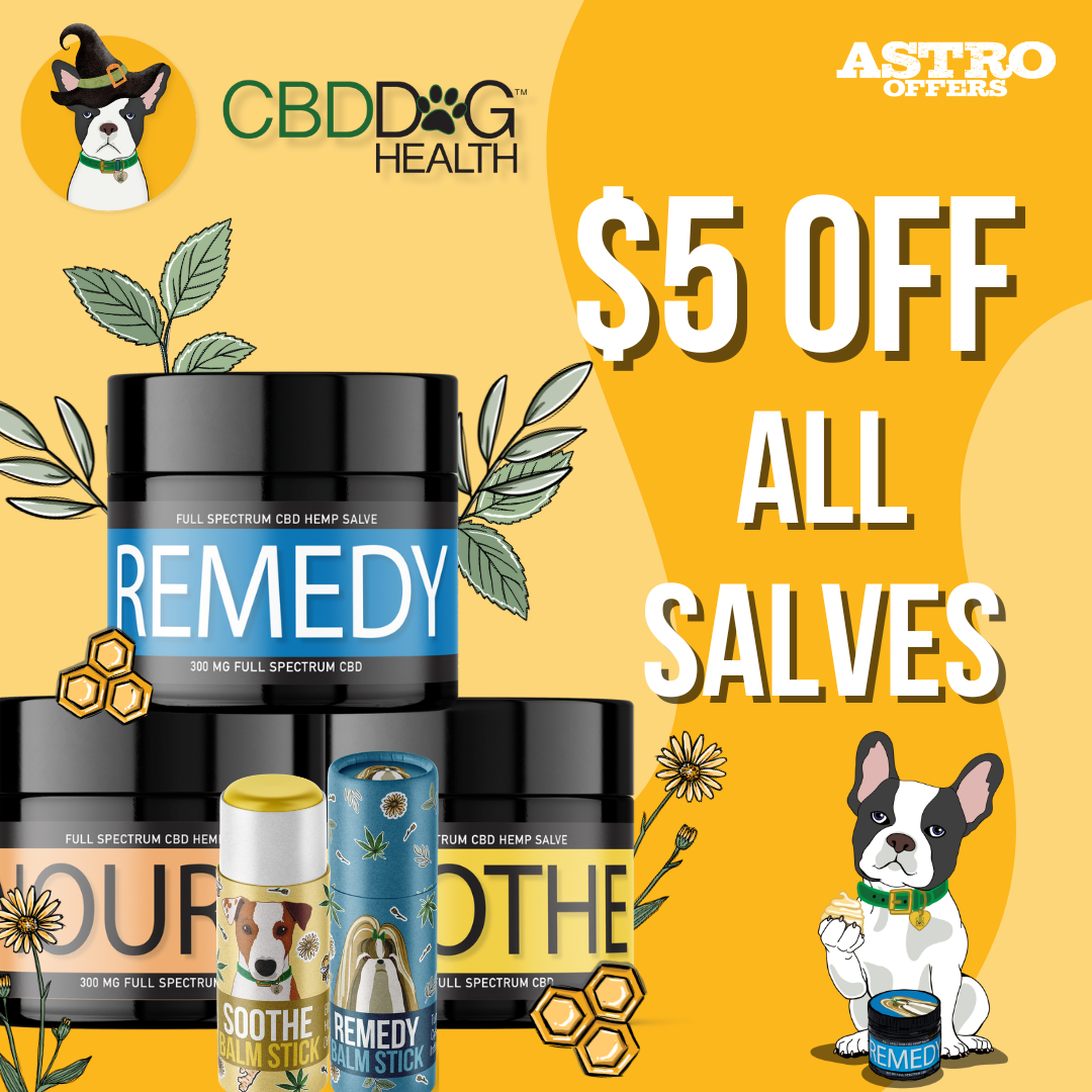 CBD Dog Health | $5.00 OFF ALL Salves