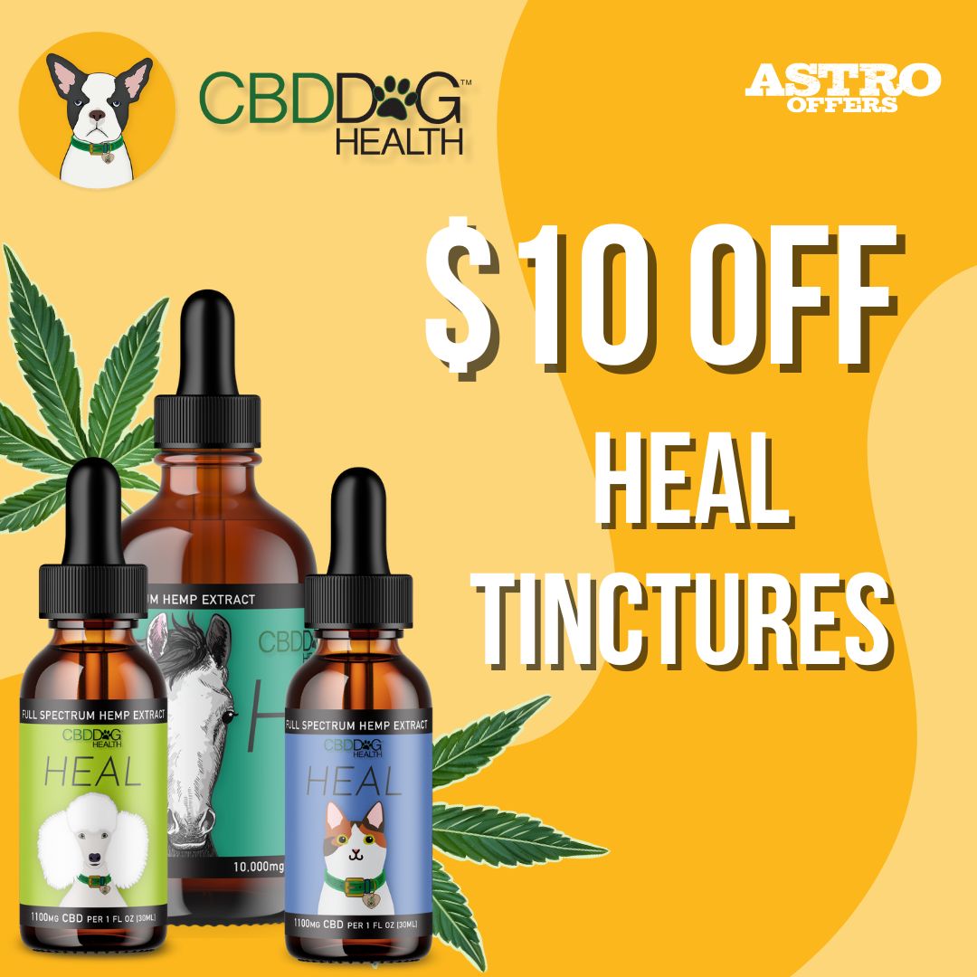 CBD Dog Health | $10.00 OFF HEAL Tinctures