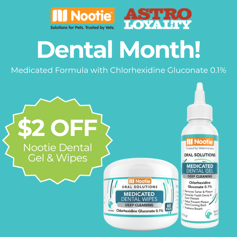 Nootie | $2.00 OFF Medicated Dental Gel & Wipes