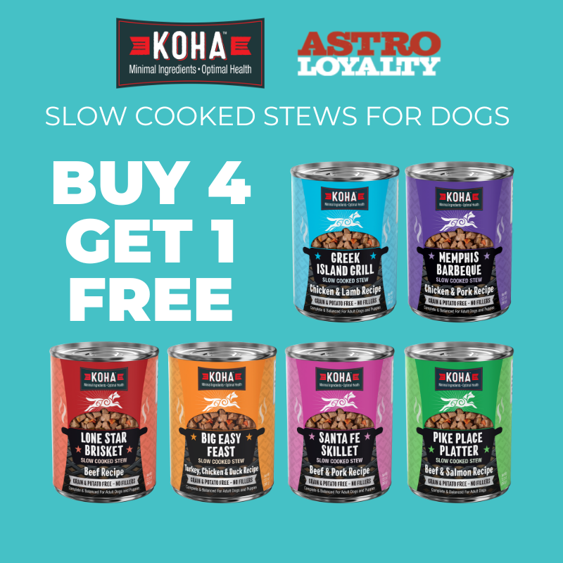 KOHA | Buy 4, Get 1 FREE Slow Cooked Stews for Dogs