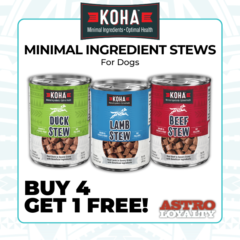 Single animal protein stews with limited ingredients to help support digestion, food sensitivities, and picky eaters.