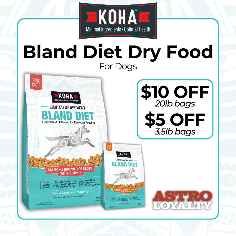 Loose Stool or Upset Stomach?
Get your dog's tummy back on track with the best bland diet dry dog food.