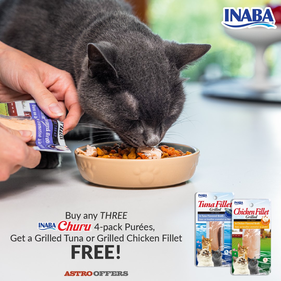 Inaba Pet Foods | FREE Grilled Tuna or Chicken Fillet with Qualifying Purchase