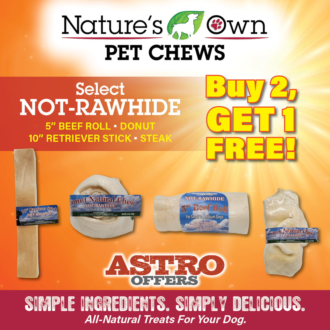 NOT-RAWHIDE Pet Chews from Best Buy Bones are sourced from the face and head of the beef cattle, and finished with a minimal amount of processing.
