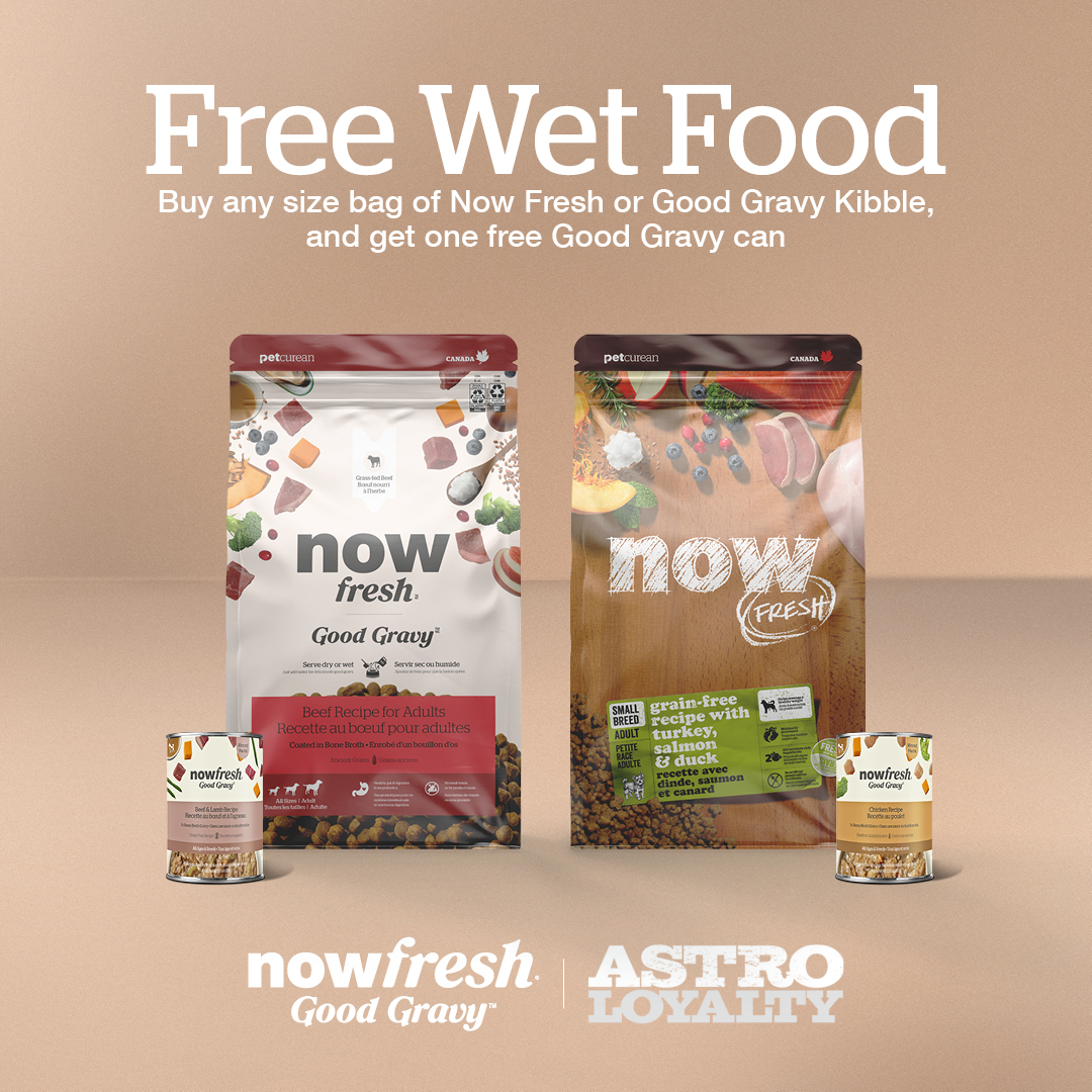 Now Fresh offers minimally processed recipes for dogs of all ages and breeds, made with high-quality fresh meats, fish, fruits, and vegetables.