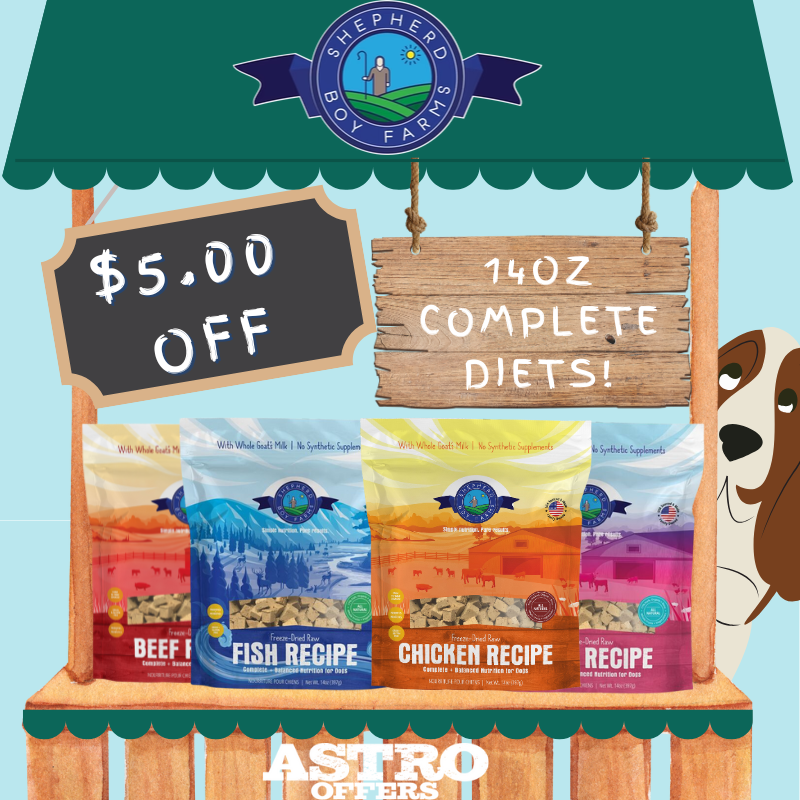 Shepherd Boy Farms | $5.00 OFF 14oz Complete Diets