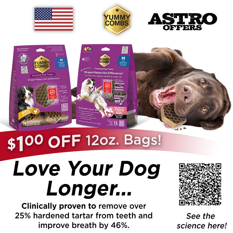 Yummy Combs | $1.00 OFF 12oz Bags
