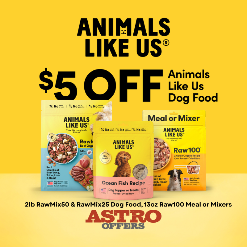 Animals Like Us | $5.00 OFF Select Products