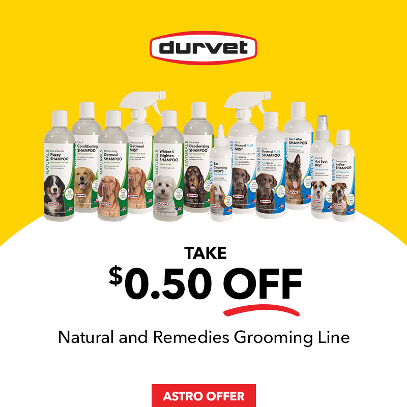 Durvet | $0.50 OFF Natural and Remedies Grooming Line