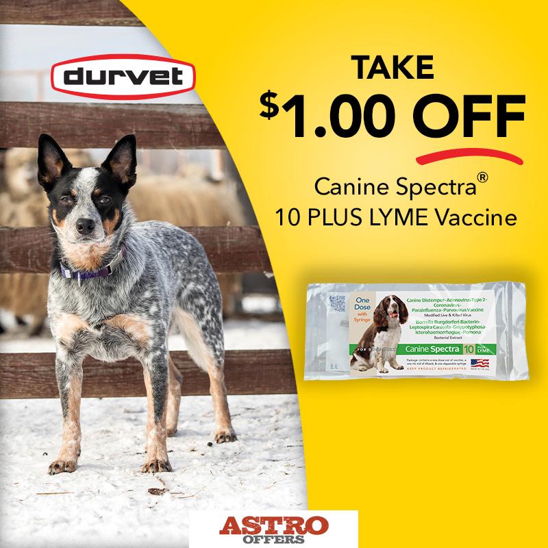 Durvet | $1.00 OFF Canine Spectra 10 PLUS LYME 
