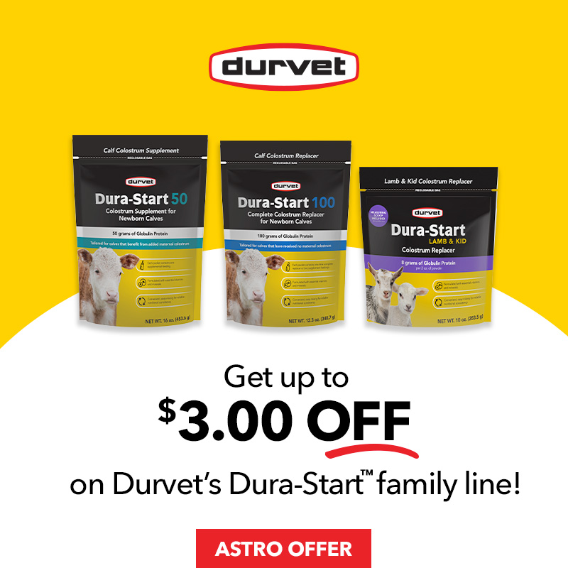 Durvet | Save on the Dura-Start Family Line!