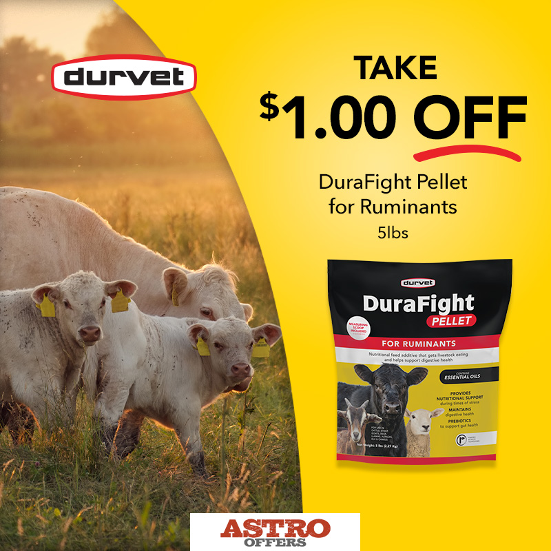 Durvet | $1.00 OFF 5lb DuraFight Pellets