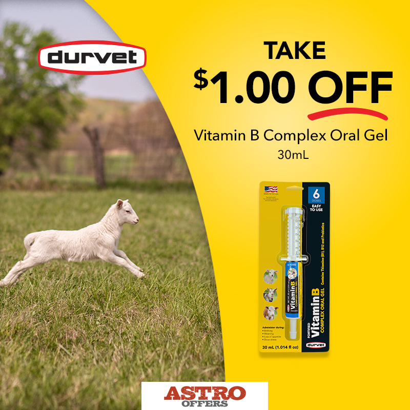 Durvet | $1.00 OFF Vitamin B Complex Oral Gel