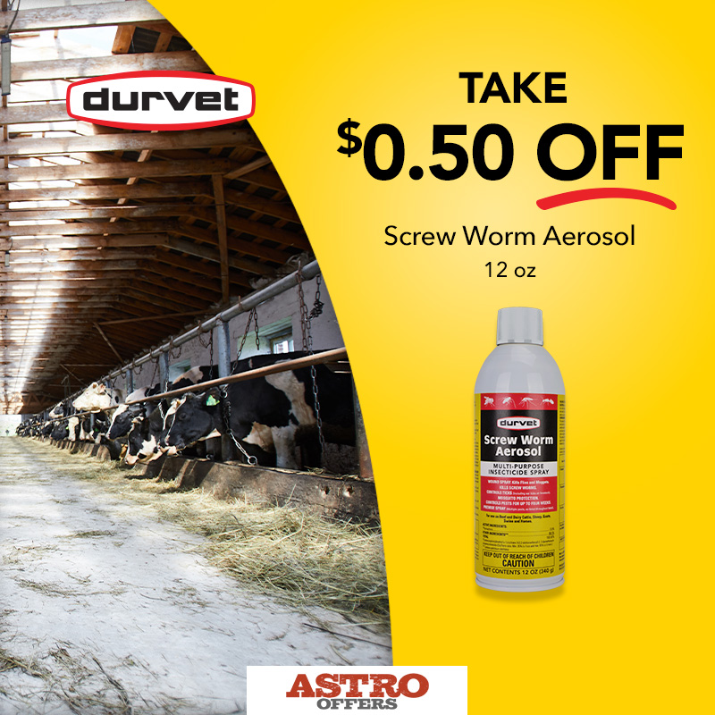 Durvet | $0.50 OFF Screw Worm Aerosol