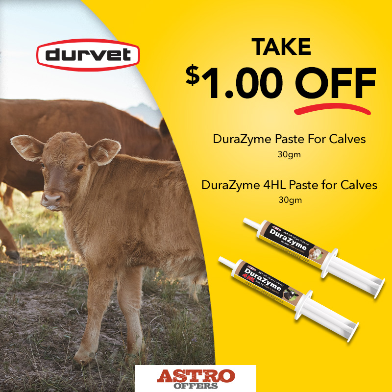 Durvet | $1.00 OFF 30gm DuraZyme Paste for Calves