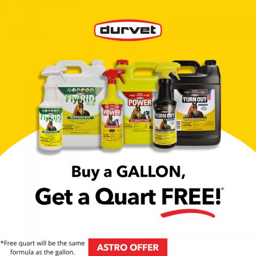Durvet | Buy a Gallon, Get a Quart FREE of Durvet Fly Sprays!