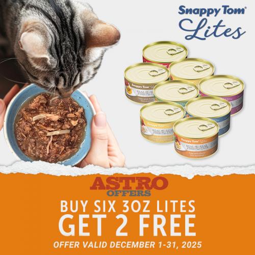 Snappy Tom | Buy 6, Get 2 FREE on 3oz Lites