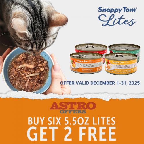 Snappy Tom | Buy 6, Get 2 FREE on 5.5oz Lites