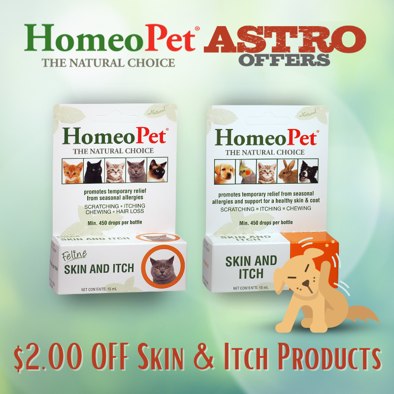 HomeoPet | $2.00 OFF Skin & Itch Products