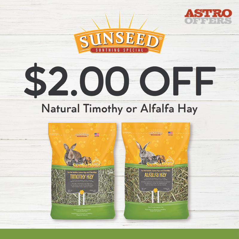 Vitakraft - Sunseed | $2.00 OFF Select Natural Hay