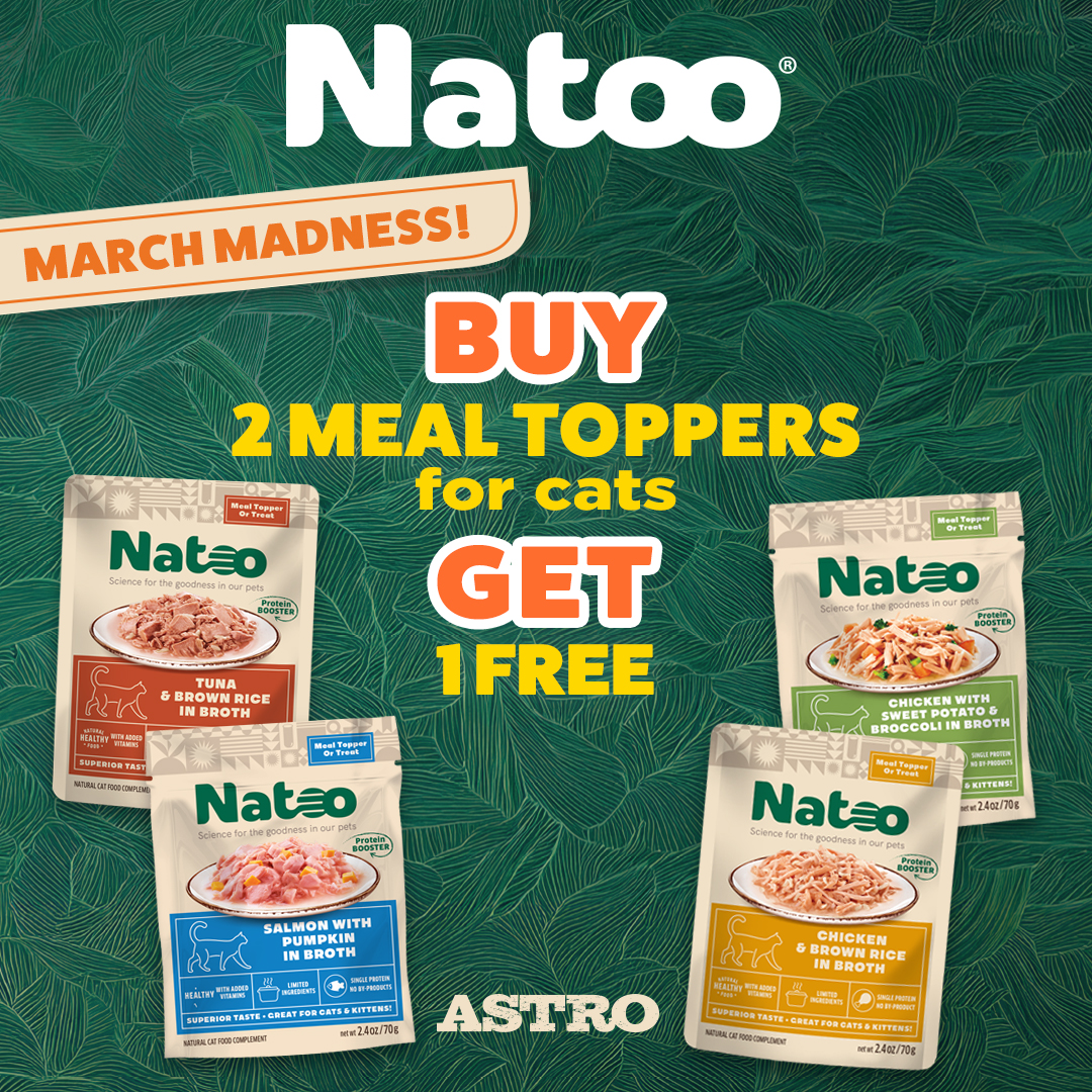 Natoo | Buy 2, Get 1 FREE on Toppers for Cats