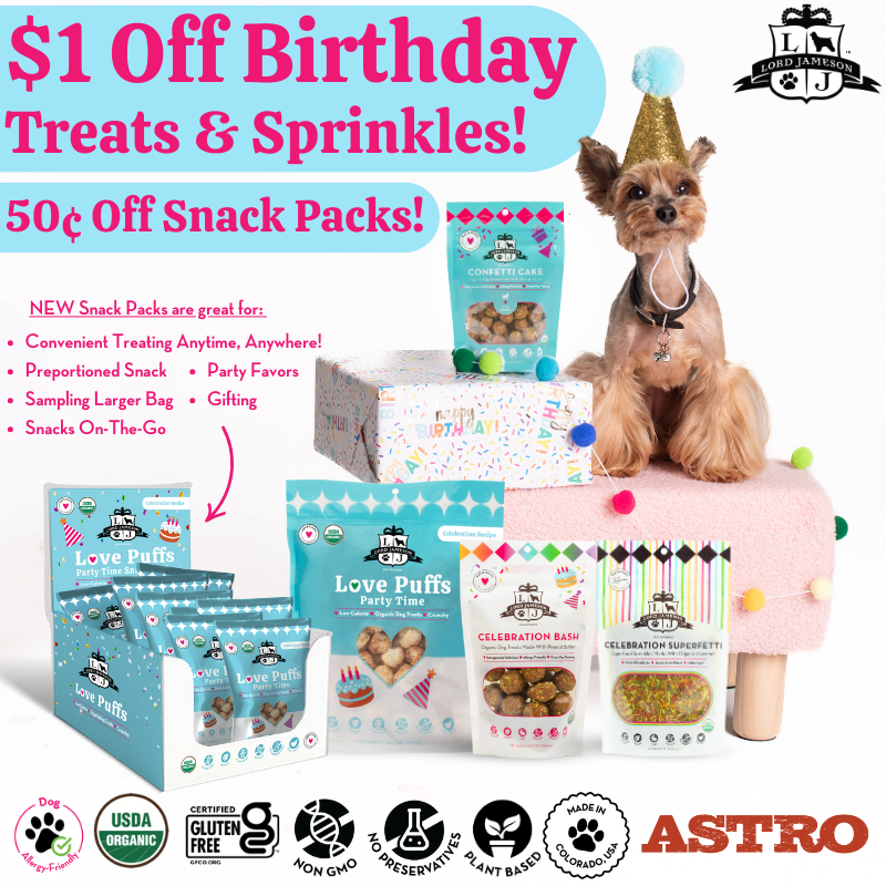Lord Jameson | Dollars OFF All Birthday & Celebratory Treats and Sprinkles!
