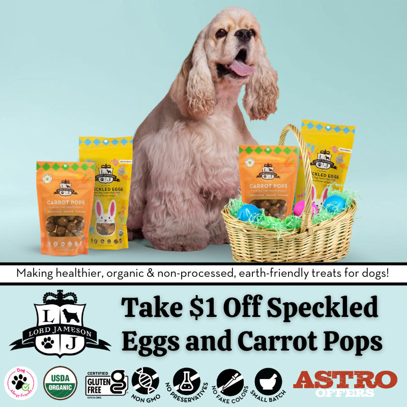 Lord Jameson | $1.00 OFF Speckled Eggs & Carrot Pops