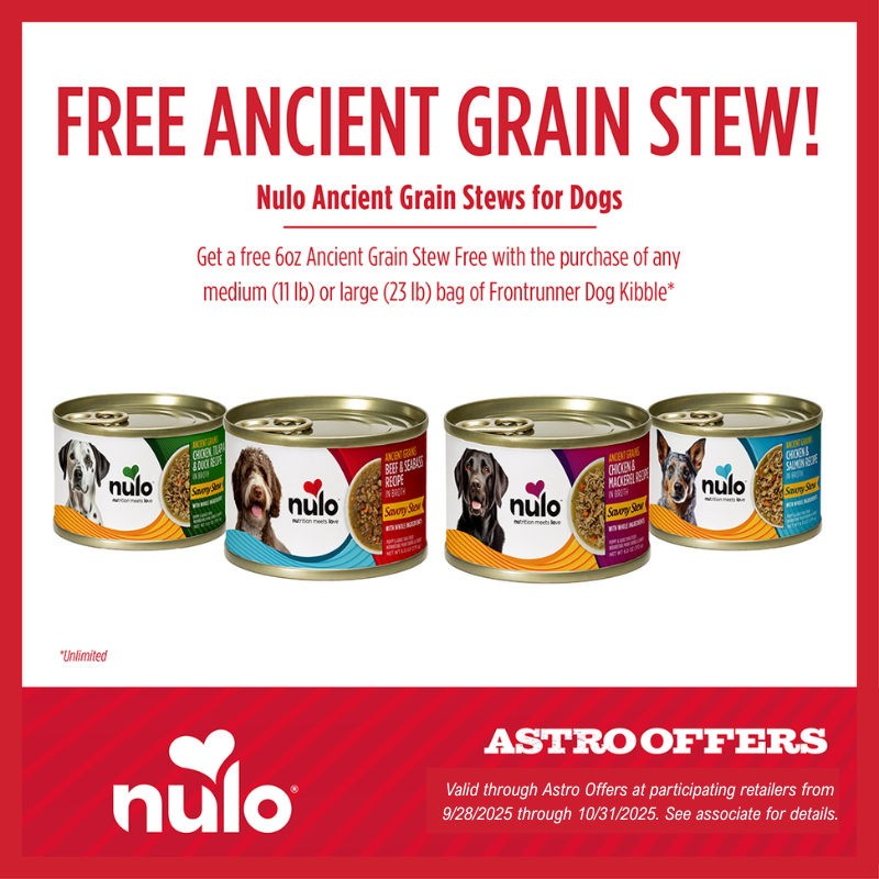 Nulo | FREE 6oz Ancient Grain Stew with Qualifying Frontrunner Kibble Purchase