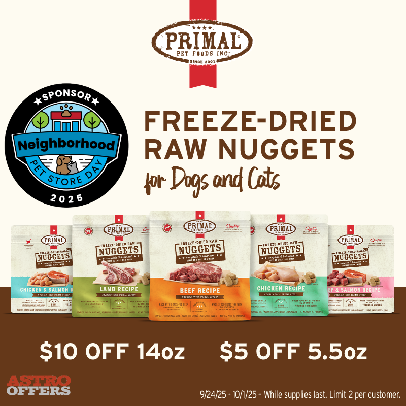 It's easy to feed your pet real, whole foods that deliver optimal nutrition and digestibility with Primal Freeze-Dried Raw Nuggets. 