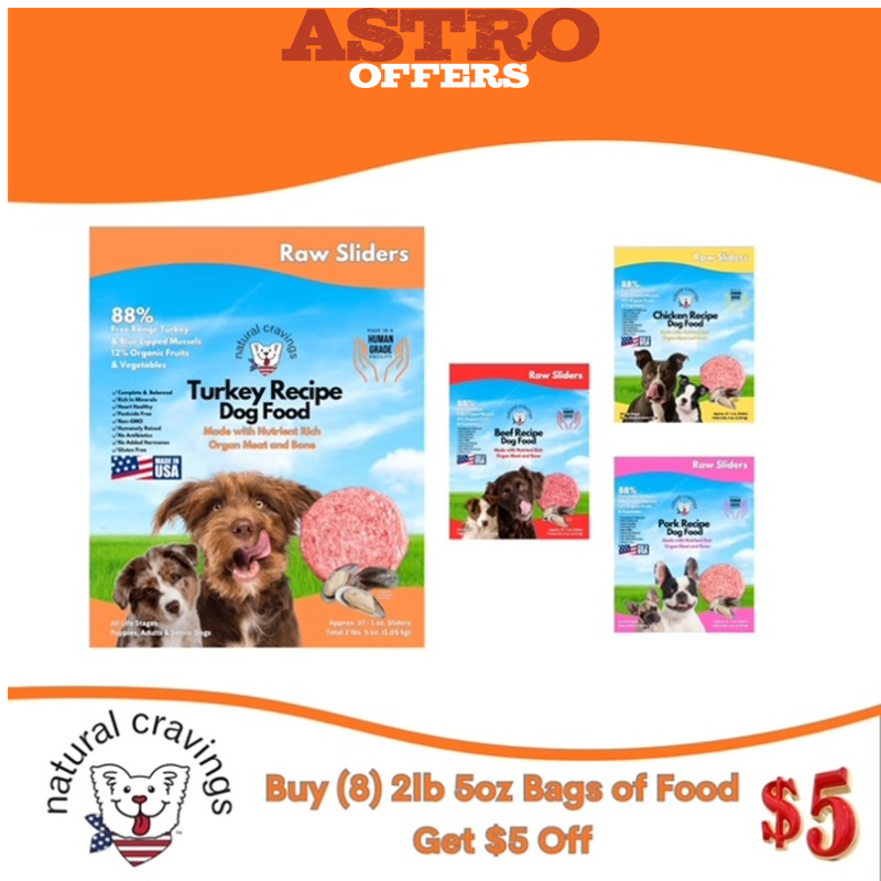 Natural Cravings Pet Food is made and sourced in Central California and is fully complete & balanced. Human-Grade, Organic Fruits / Vegs, Pasture-Fed Meats, sustainable sourcing (with no synthetics).
