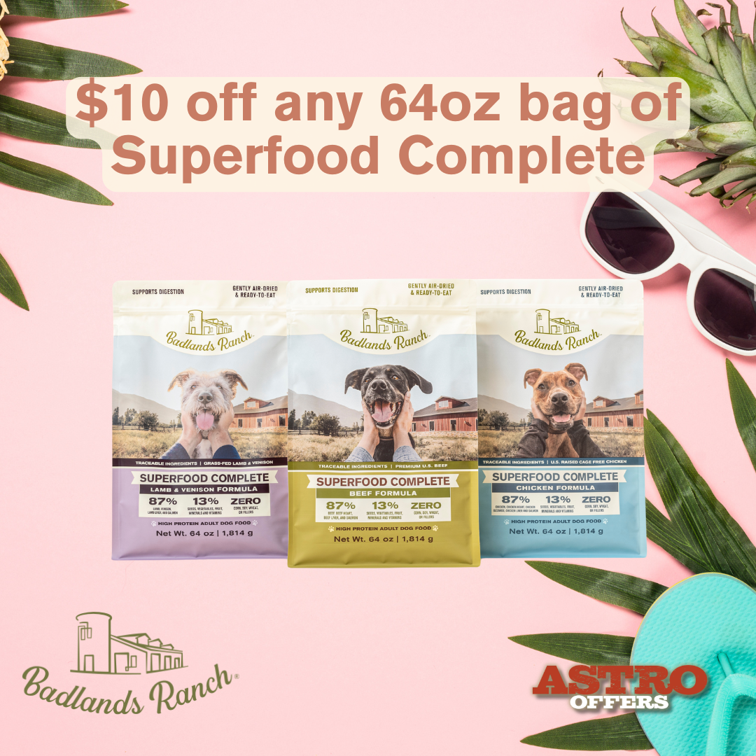Badlands Ranch Superfood Complete contains some of the healthiest foods on Earth - premium, protein-packed beef, nutrient-dense organ meat, heart-healthy salmon, and gut-healthy vegetables. 