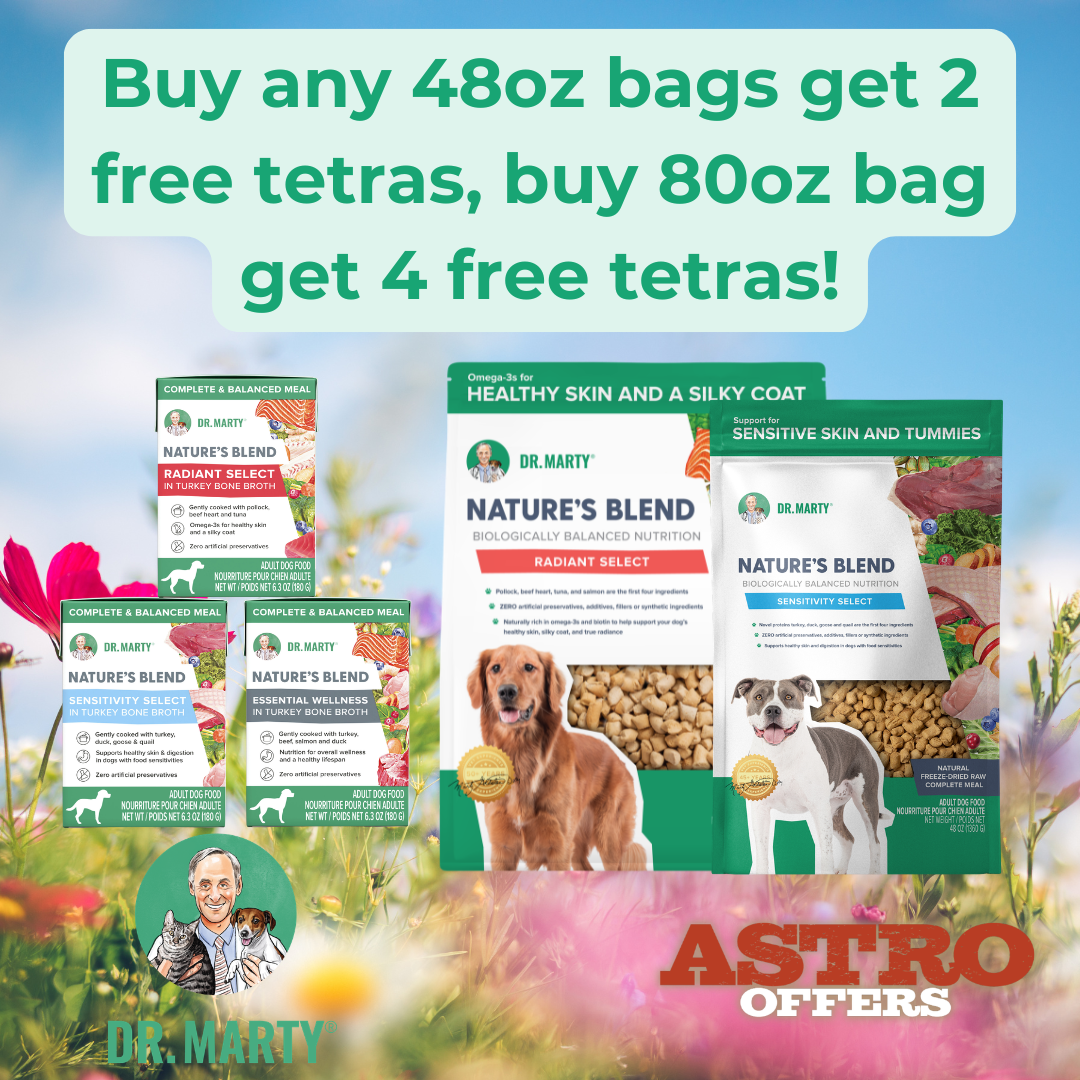 Dr. Marty's | FREE Tetra(s) with Qualifying Nature's Blend Purchase