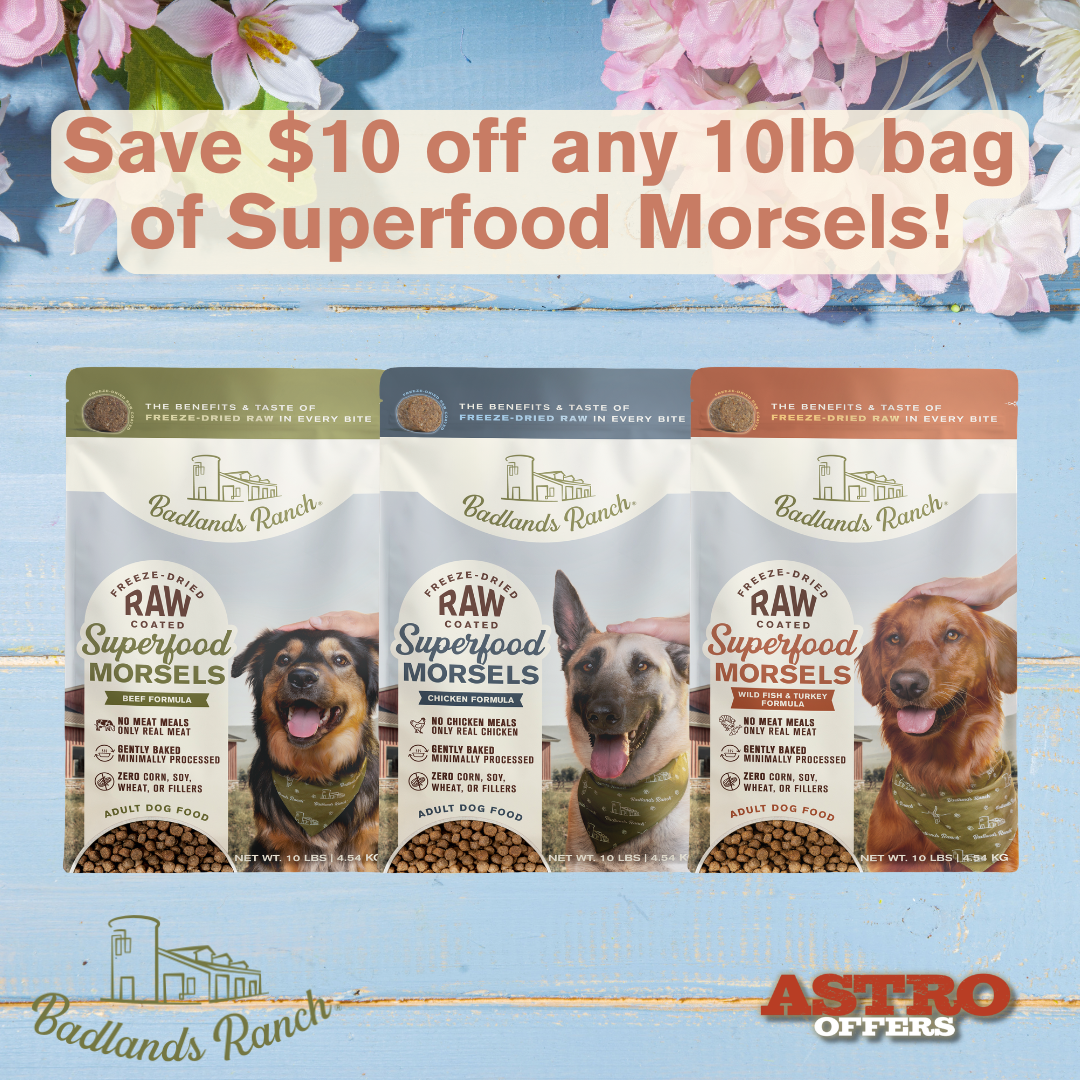 Badlands Ranch | $10.00 OFF 10lb Superfood Morsels