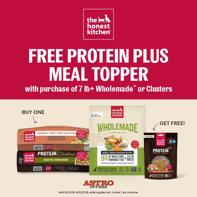 The Honest Kitchen: Human-grade, whole food nutrition your pet deserves. Crunchy clusters for convenient, delicious bites or dehydrated meals for fresh, nourishing goodness in every bowl.