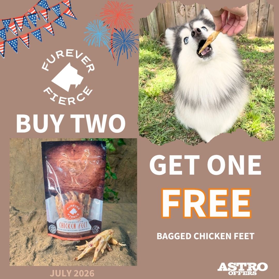 Pups love our single-ingredient Chicken Feet. Rich is calcium, glucosamine, chondroitin, and collagen.