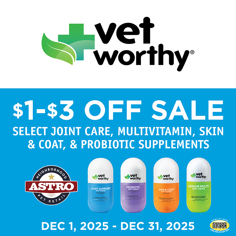 Vet Worthy | Dollars OFF Select Supplments