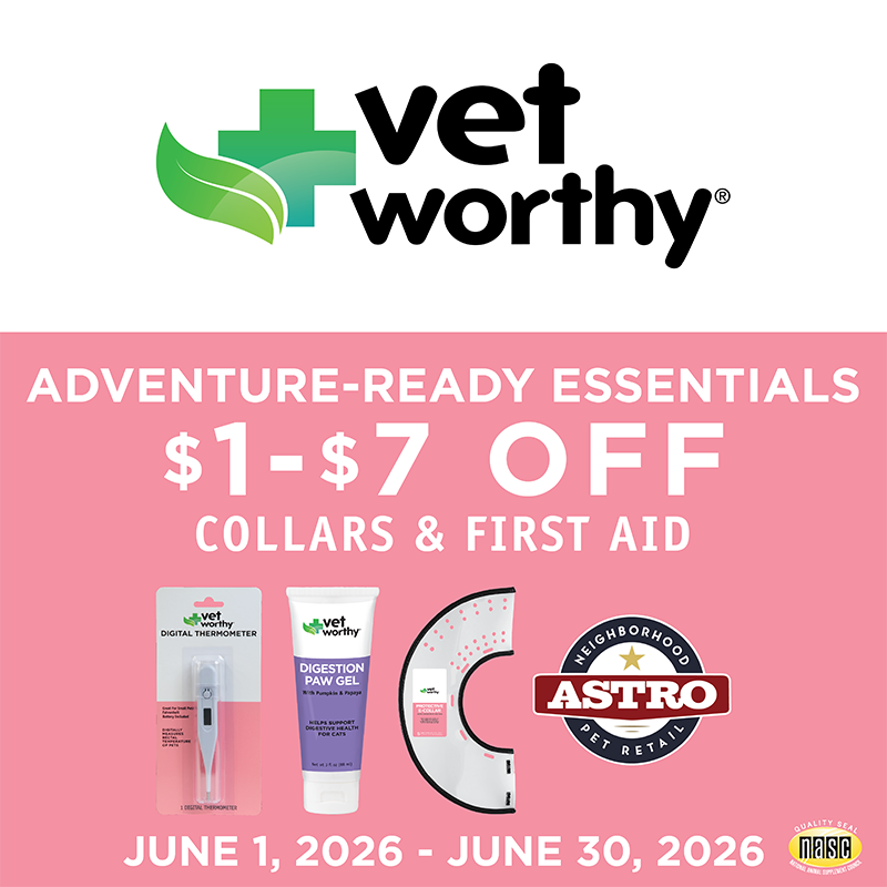 Adventure-Ready Essentials - Dollars off E Collars, Protective Collars, & First Aid Supplies
Vet Worthy is Vet Formulated, Pet Approved! Health & wellness at a mid-level price. Your Pet is Vet Worthy.