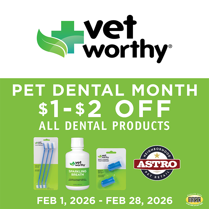 Pet Dental Month
Vet Worthy is Vet Formulated, Pet Approved! Providing health & wellness products at a mid-level price point. Your Pet is Vet Worthy.