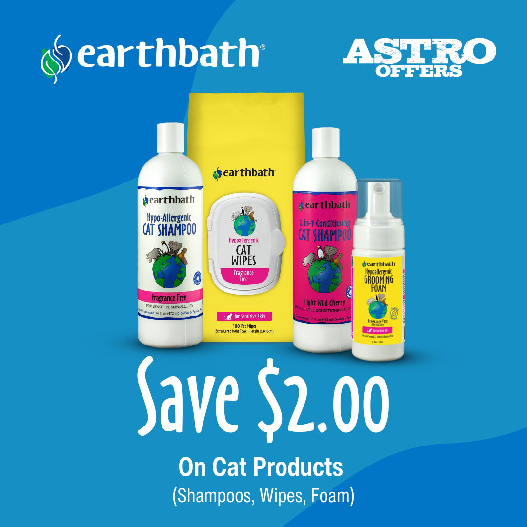 earthbath | $2.00 OFF Cat Products