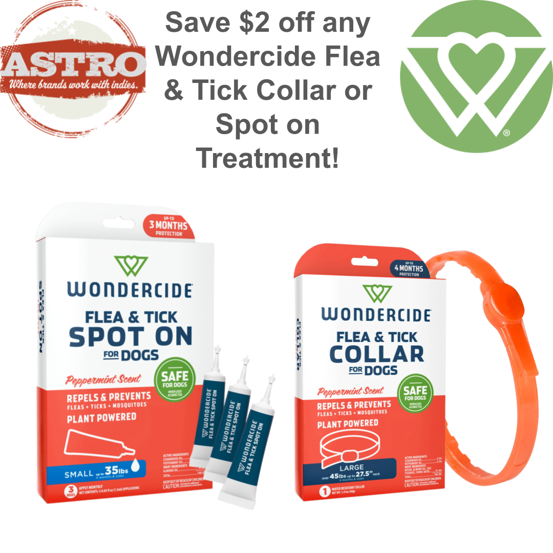 Add an extra layer of protection to repel and prevent Fleas, Ticks and Mosquitoes with Wondercide's Plant-Powered Collars and Spot on Treatments for both dogs and cats- all sizes included!